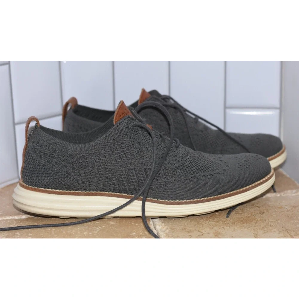 Cole Haan Men's Original Grand Knit Wingtip Oxfords Size 8
